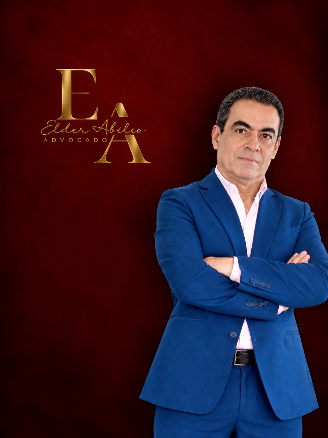 Elder Abílio, advogado em Leiria, de braços cruzados